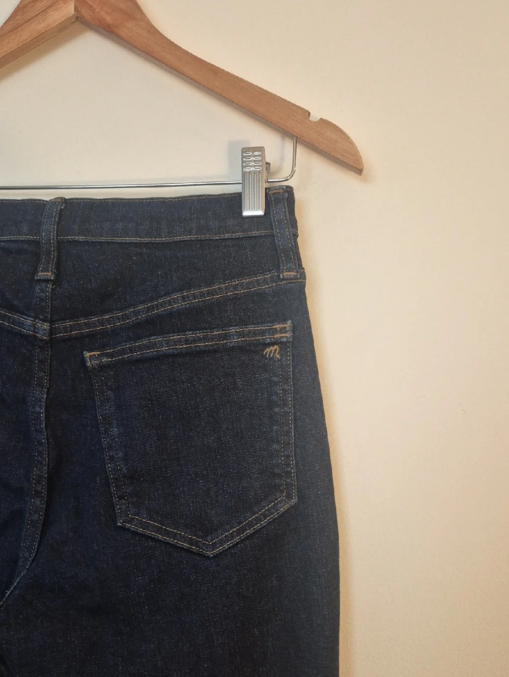 NWOT Madewell Women's Straight Leg Stovepipe Jeans in Dark Indigo Size 26 - Picture 5 of 12